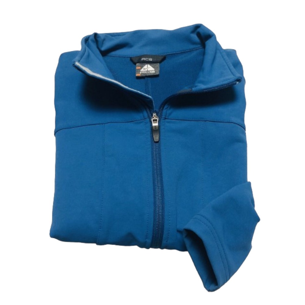 Nike ACG Womens Lt Blue Nylon Spandex Windbreak Outdoor Jacket Size Medium M
